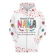 Blessed To Be Called Nana Heart Pattern | Personalized 3D Shirt