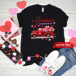 Personalized Grandma Nana Grandma's Sweethearts Custom Name's Kid Blessed Nana Christmas T-Shirt, Grandma Valentine Shirt Candy Shirt