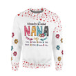 Blessed To Be Called Nana Heart Pattern All Over Print Shirts For Nana Grandma