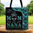 I Have Two Titles Mom And Nana And I Rock Them Both Blink Printed Personalized Tote Bag For Grandma, Nana, Gigi