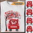 I Love Being A Grandma Custom Nickname Gift For Grandma | Personalized T-Shirt