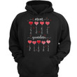 Hoodie & Sweatshirts Valentine Heart Balloon Mom Grandma Personalized Hoodie Sweatshirt Hoodie / Black Hoodie / S
