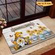 Doormat Gnome Grandma's Garden Personalized Doormat 18x30