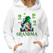 Hoodie & Sweatshirts Irish Gnome Grandma St. Patrick‘s Day Personalized Hoodie Sweatshirt