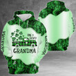 One Lucky Grandma St. Patrick's Day, Personalized All Over Print ,Shirt For Grandma