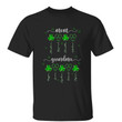 T-Shirt Grandma Shamrock St. Patrick‘s Day Irish Personalized Shirt Classic Tee / Black Classic Tee / S