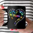 Mimi - Grandkids Fill A Space In Your Heart That You Never Knew Was Empty Colorful Butterflies Heart | Personalized Mug
