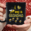 I Love Being a Grandma Sunflower Bees Personalized Mug