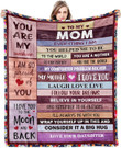 Gifts for Mom from Daughter I Love You Mom Blanket