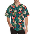 Custom Face Hawaiian Shirt for Boyfriend or Husband, Floral Hawaiian shirt for Men