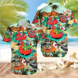 Skull Flamingo Hawaiian Shirt, Skull Hawaiian Shirt For Men, Skull Hawaiian Shirt For Women