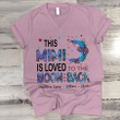 This grandma is loved to the moon and back V-Neck