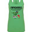 Personalized Papasaurus And Kids Name Tank Top