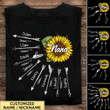 Grandma Nana Sunflower With Arrow Grandkids Personalized Shirt DDL04MAY22CT2