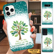 Grandma With Grandkids Family Tree Personalized Phone Case Phone case FUEL 