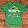 Personalized Grandpa Shirt, Best Grandpa Shirt, Fathers Day Shirts For Grandpa, Grandpa Shirt With Frandkids Names