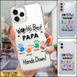 Personalized Papa hands down Phone Case