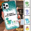 Dinosaurs Grandma with Grandkids Personalized Phone case Phone case FUEL 