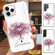 Hearts Tree Grandma with Grandkids Mommy Aunite Personalized Phone case Phone case FUEL 