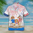 Beagle 4th of july hawaiian shirt- Independence Day hawaiian shirt, USA Patriotic Hawaiian Shirt