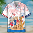 Cat American shorthair Shirts - Independence Day Is Coming, USA Patriotic Hawaiian Shirt