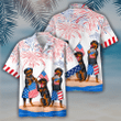 Rottweiler Hawaiian Shirts - Independence Day Is Coming, USA Patriotic Hawaiian Shirt