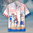 Alaska Hawaiian Shirt - Independence Is Coming, Men's USA Patriotic Hawaiian Shirt