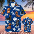 Dachshund Hawaiian Shirt For Dog Lovers Do99