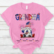 Personalized Mimi 4th July Gnome Custom Rocket Kids Name Shirt For Grandma Nana Mimi Vr1 Ph99 Phts