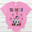 Personalized Mimi 4th July Gnome Custom Butterfly Kids Name Shirt For Grandma Nana Mimi Ph99 Phts