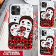 Personalized Grandma Snowman Christmas TPU/Glass Phone Case