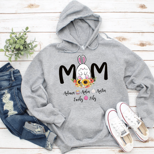 Mom - Eggs | Personalized Hooded Sweatshirt