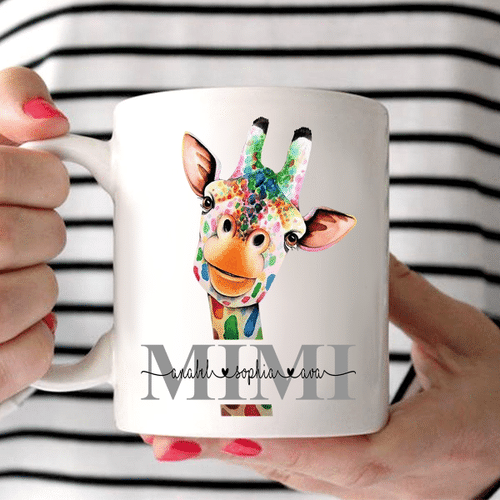 Mimi - Giraffe | Personalized Mug