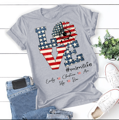 Love Mimi Life - Flag | Personalized T-Shirt