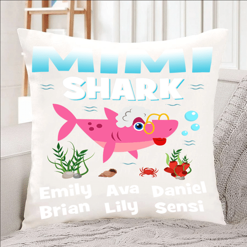 Mimi Shark | Personalized Pillow