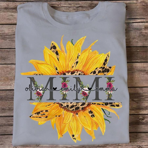 Mimi Sunflower - Leopard | Personalized T-Shirt