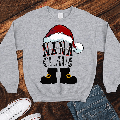 New - Nana Claus | Personalized Sweatshirts