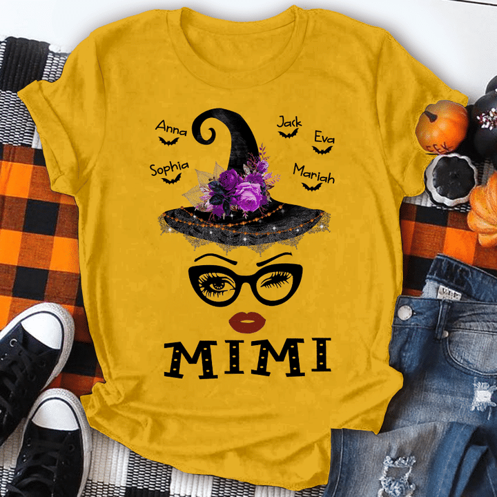 Mimi Witch Art - Halloween | Personalized T-Shirt