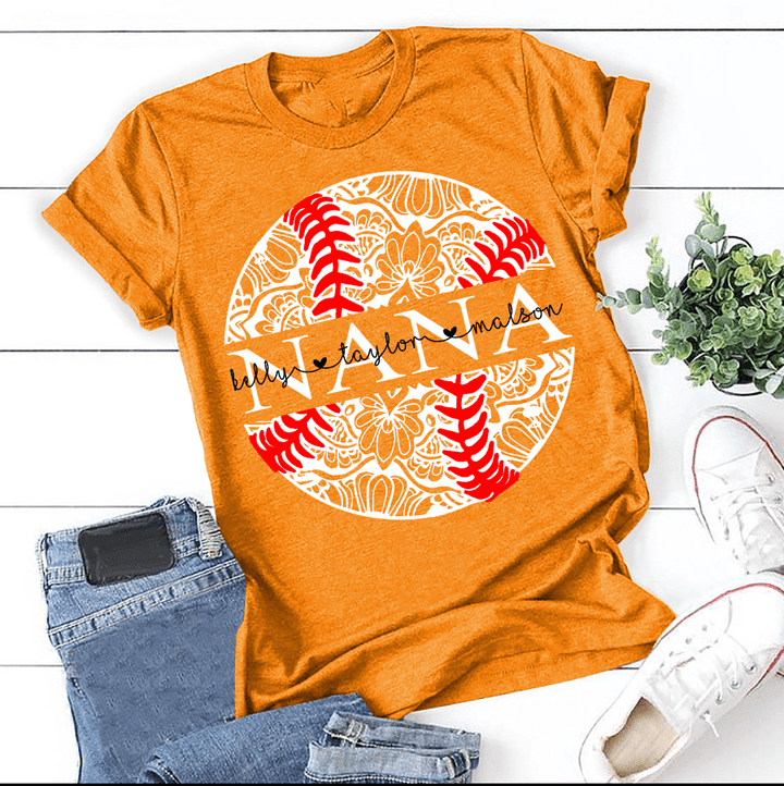 Nana - Baseball | Personalized T-Shirt