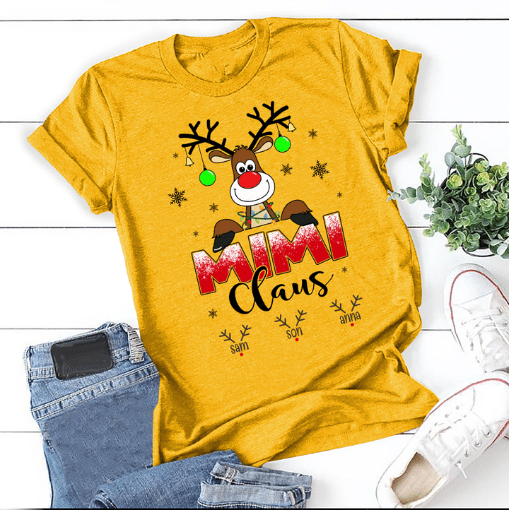 Mimi Claus - Reindeer | Personalized T-Shirt