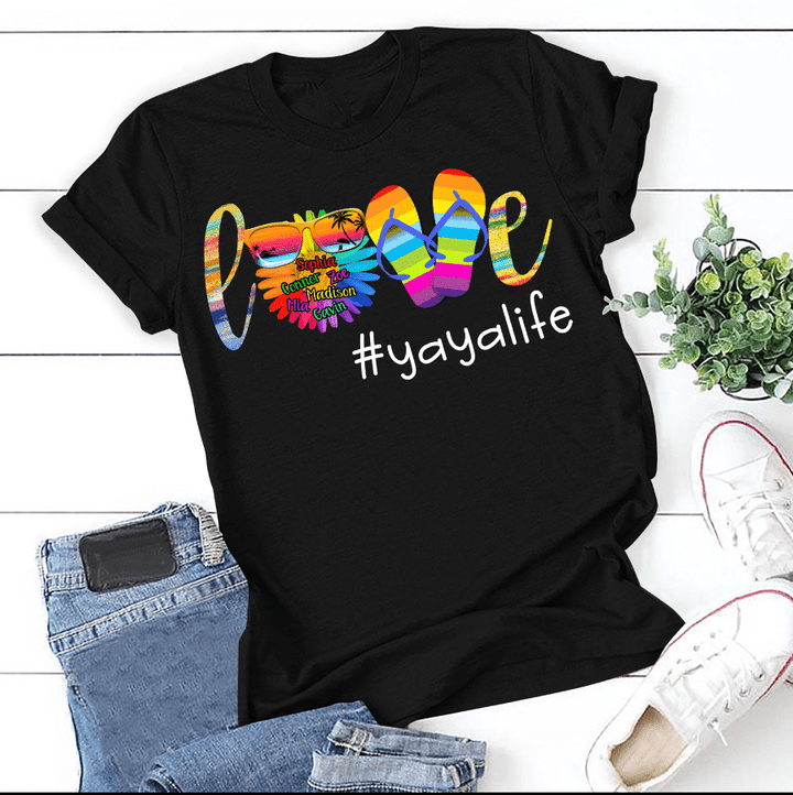 Love Yaya Life - Summer | Personalized T-Shirt