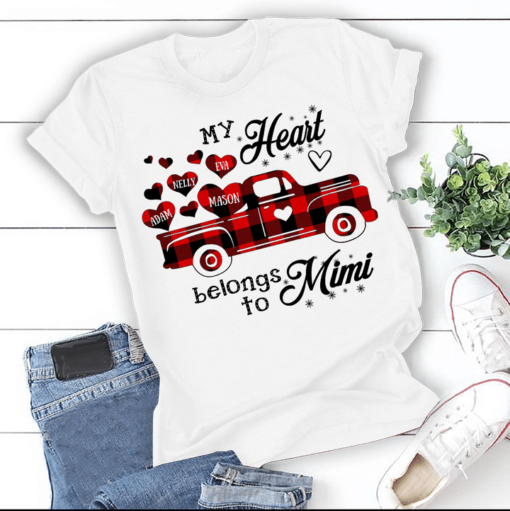 My Heart Belongs To Mimi | Personalized T-Shirt