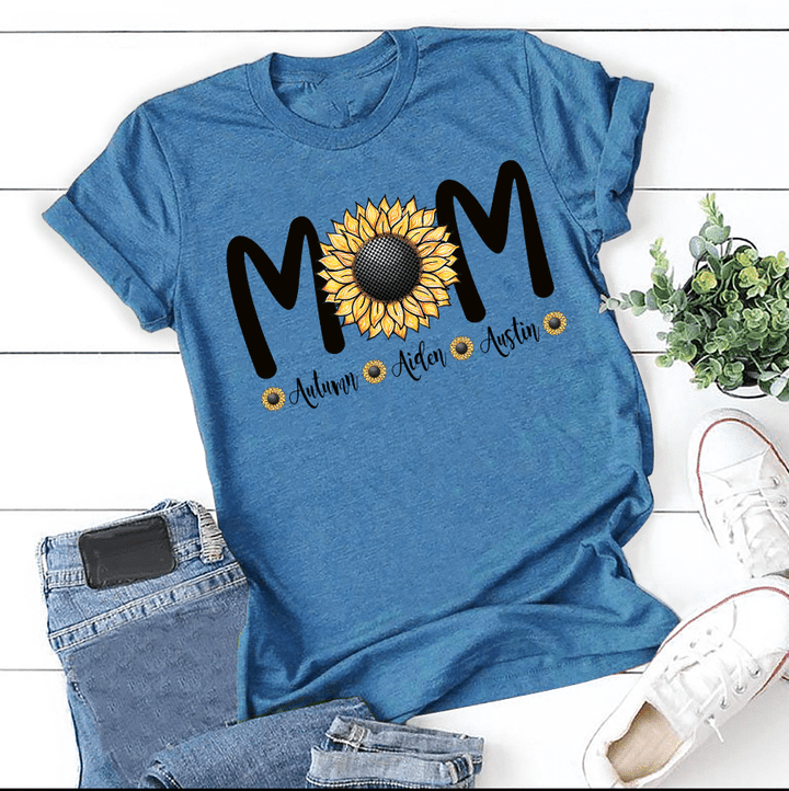 Mom Sunflower | Personalized T-Shirt