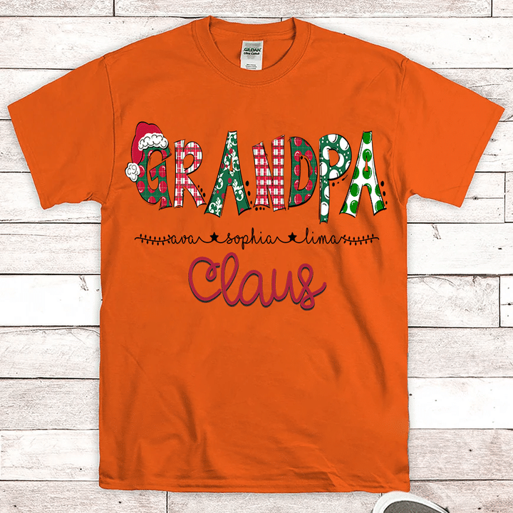 Grandpa Claus - Art | Personalized T-Shirt
