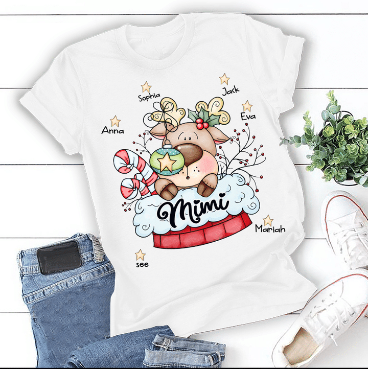 Xmas - Mimi Reindeer | Personalized T-Shirt