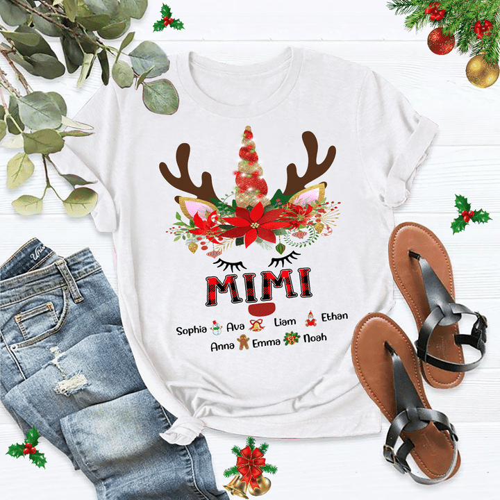 Christmas - Mimi Unicorn | Personalized T-shirt