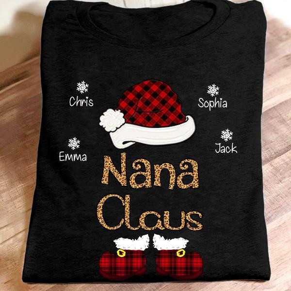 New - Nana Claus Christmas | Personalized T-Shirt