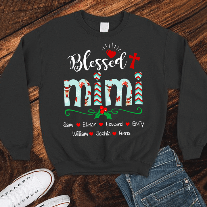 New Christmas - Blessed Mimi | Personalized Sweatshirts
