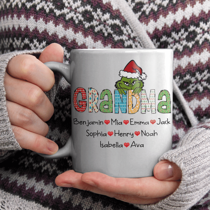 Christmas Grandma - Art | Personalized Mug