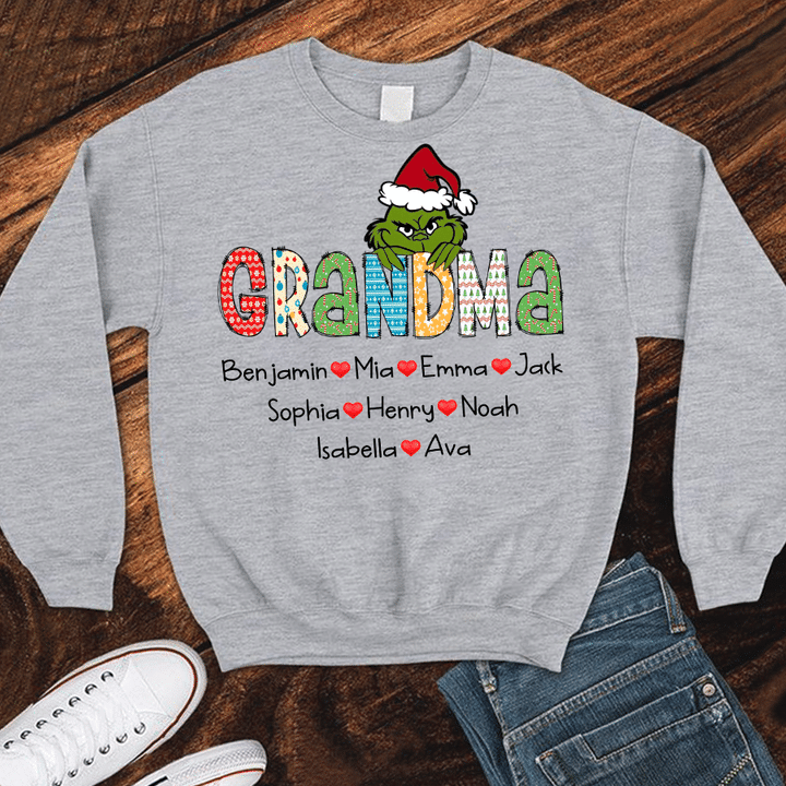 Christmas Grandma - Art | Personalized Sweatshirts